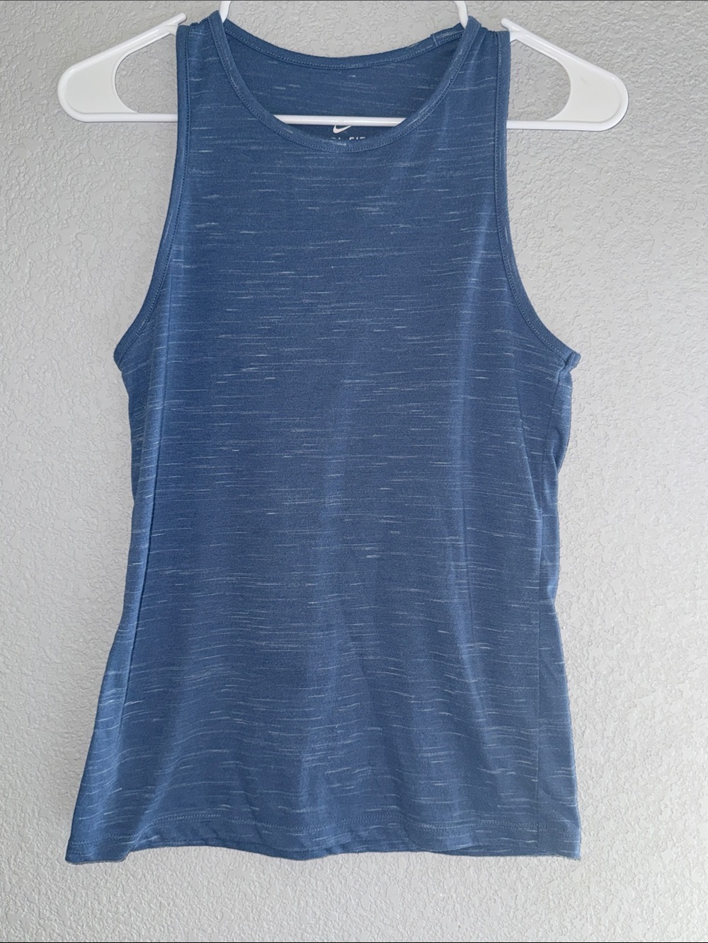 Nike Dri-FIT Short Sleeve Heathered Dark Gray Tee - Picture 2 of 4